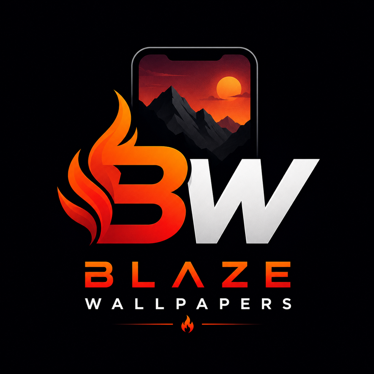 blaze wallpapers logo